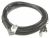 PATCHKABEL, CAT6, S/FTP, RJ45 GERADE/GEWINKELT, BK, 2,0M