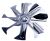 Rotor De Ventilador    ,adaptable paraNNCF87LBBPQ 4136000000