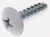 6002-001406 SCREW-TAPPING:TH,+,-,2S,M4,L12ZPC(WHT),